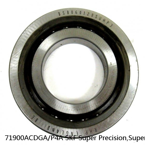 71900ACDGA/P4A SKF Super Precision,Super Precision Bearings,Super Precision Angular Contact,71900 Series,25 Degree Contact Angle