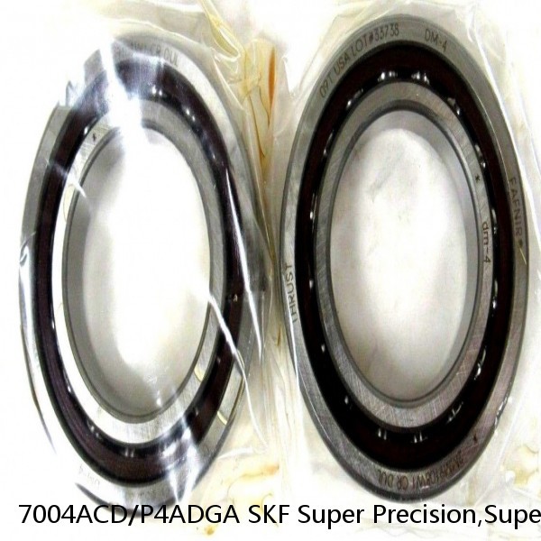 7004ACD/P4ADGA SKF Super Precision,Super Precision Bearings,Super Precision Angular Contact,7000 Series,25 Degree Contact Angle